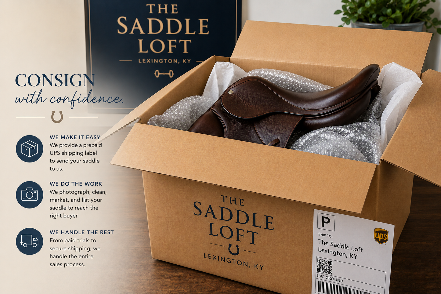 Saddle Consignment Intake & Shipping Fee